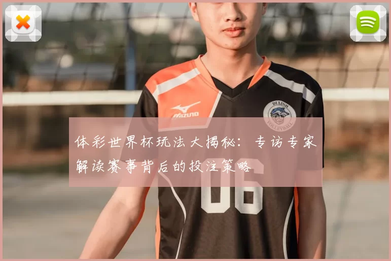 体彩世界杯玩法大揭秘：专访专家解读赛事背后的投注策略